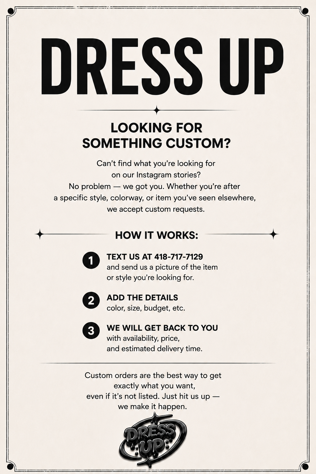 Custom Order (EN)